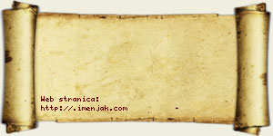 Jasmina Vukadinović vizit kartica